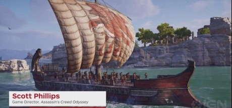 《刺客信条：奥德赛》海战演示，可撞击敌船