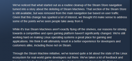 V社表示并未放弃Steam Machine