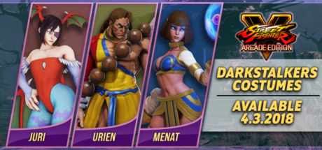 《街头霸王5》将于4月3日追加《恶魔战士》服装